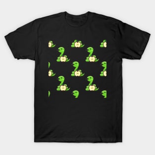 Apple and Snake pattern 2 T-Shirt